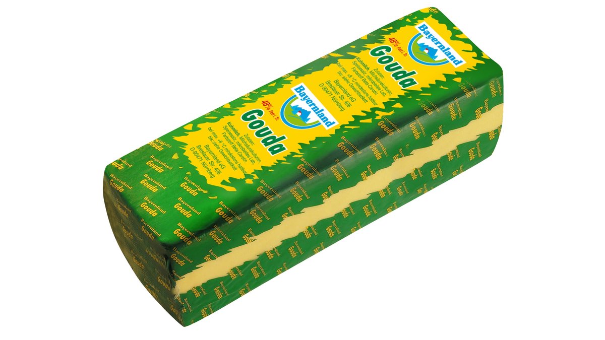 Bayernland cheese Gouda 48% (100 g)