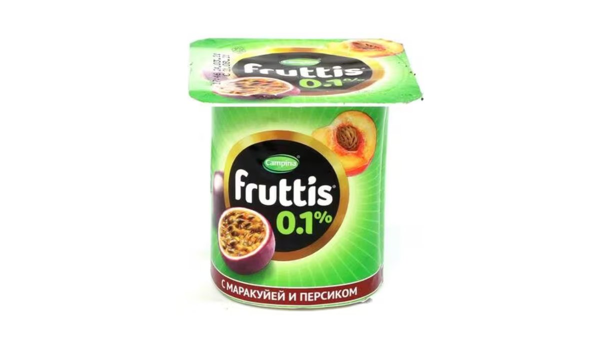 Frutis Йогурт light yogurt peach, Maracuy