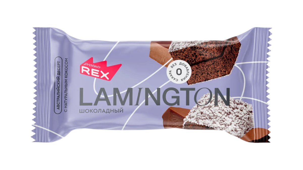 REX პროტეინის ბარი Lamington Chocolate (50 g)