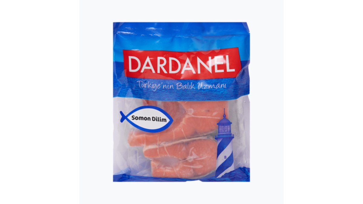Dardanel გაყინული თევზი salmon pieces (400 gr)
