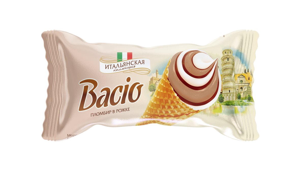 Bacio ნაყინი ტყის თხილით (100 გ)