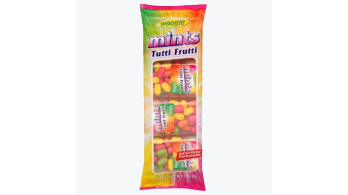 Woogie конфета Fruit Flavored (64 g)