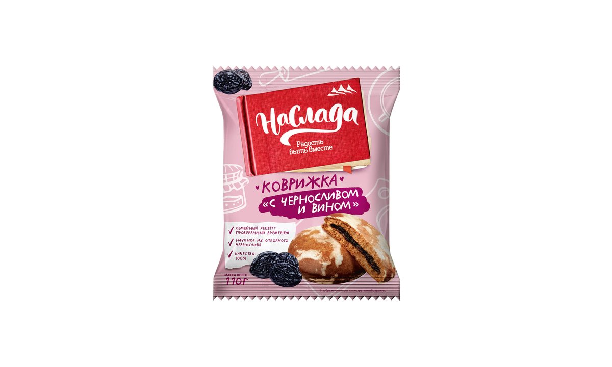 Naslada Пчелиный сот with plums and wine (110 g)