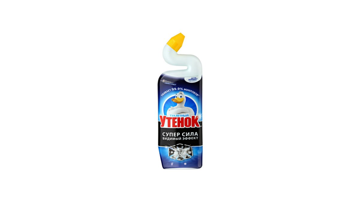 DUCK Toilet Cleaner აქტიური შესამჩნევი