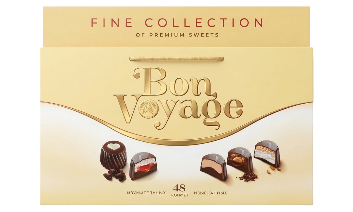 Bon Voage საჩუქრის კალათი ბეჟი (740 გ)