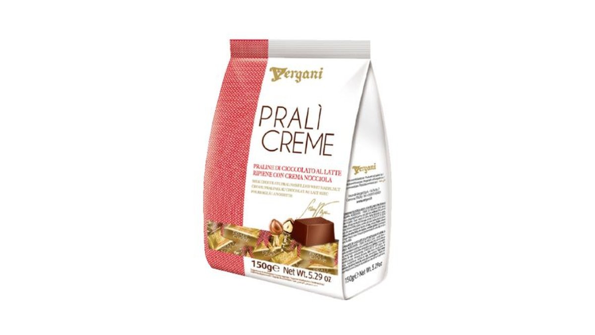 Vergani Шоколад milk chocolate praline with nuts (150 gr)