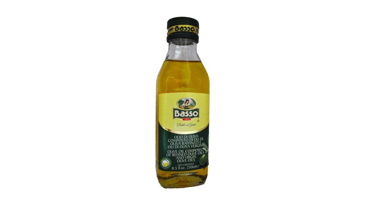 Basso ზეთისხილის ზეთი refined cold pressed (250 ml)