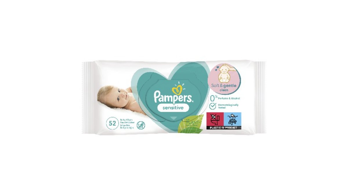 Pampers Children Wet Wipes სველი ხელსახოცი (52 pcs)
