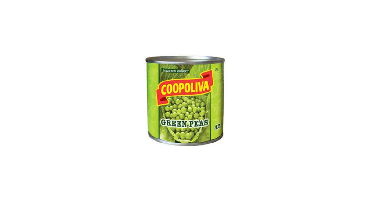 COOPOLIVA კონსერვირებული მटरები (425 ml)