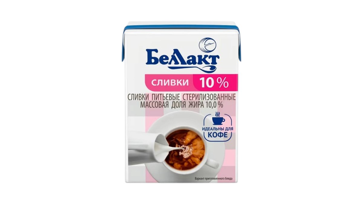 ბელაქტი Взбитые сливки 10% (200 გ)