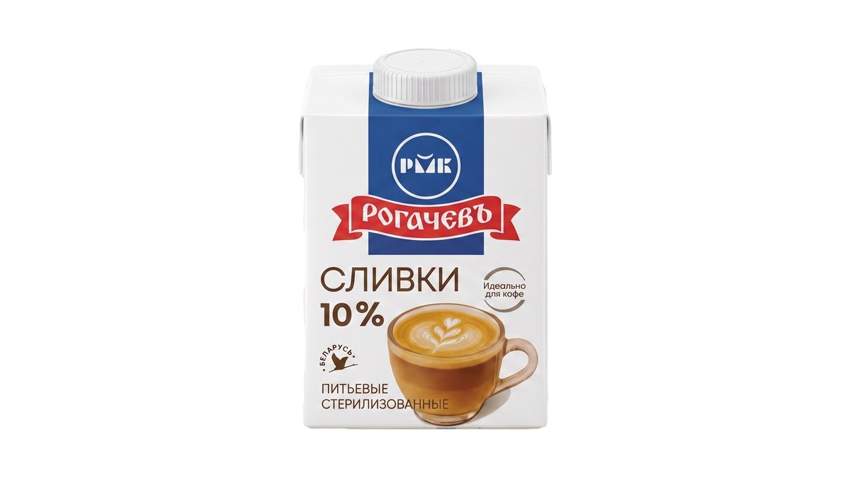 Rogachev Whipped Cream 10% (500 g)