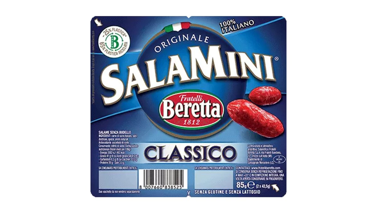 Beretta Вялено е мясо classic gluten-free (85 გ)