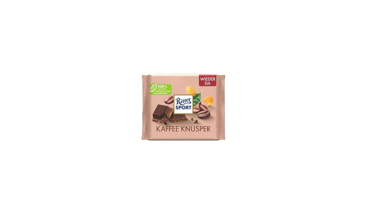 RITTER SPORT შოკოლადი Crispy Coffee (100 g)