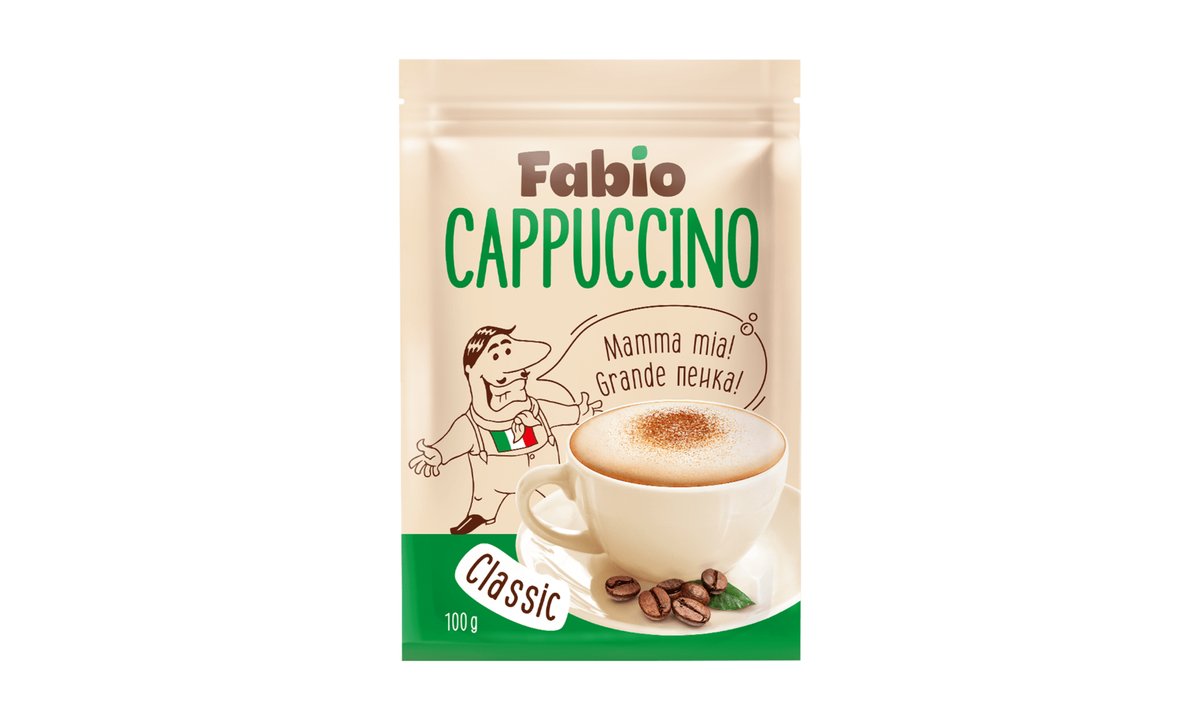 Fabio Растворимый кофе Cappuccino Classic (100 g)
