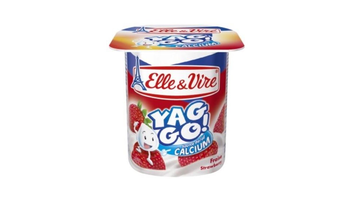 Ell & Vire Yogurt Strawberry (125 gr)