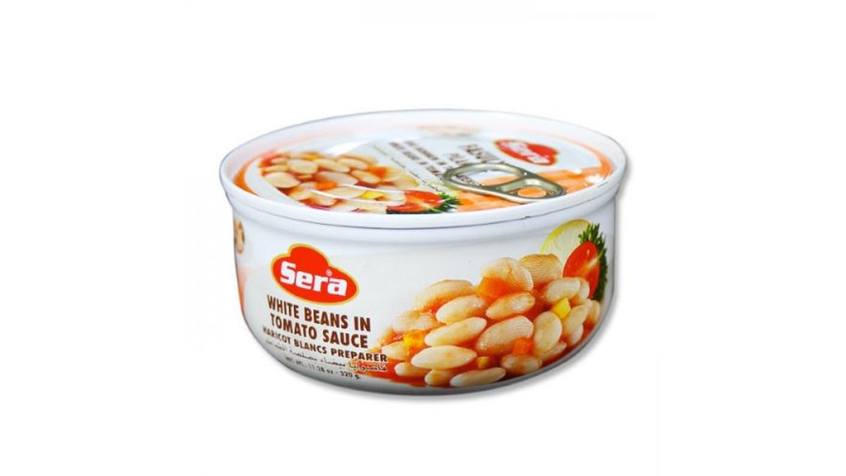 SERA Консервированные Бобы White beans in tomato sauce (320 gr)