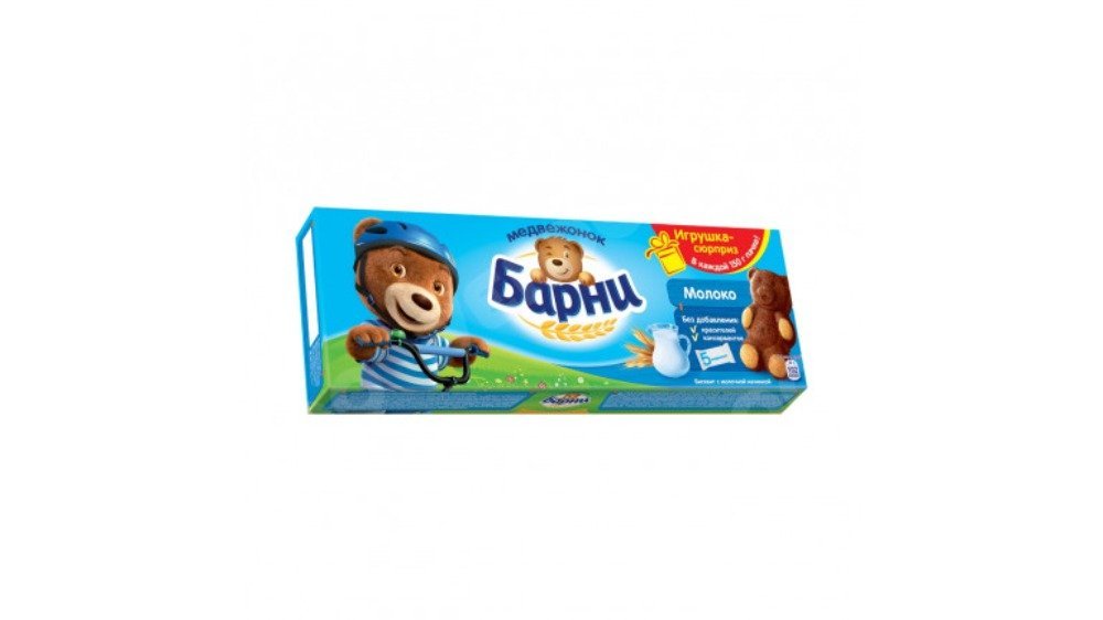 Barney Молочный печенье milk filling (150 g)