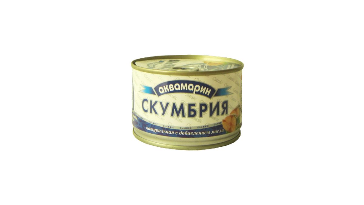 Aquamarine fish mackerel in tomato (240 g)