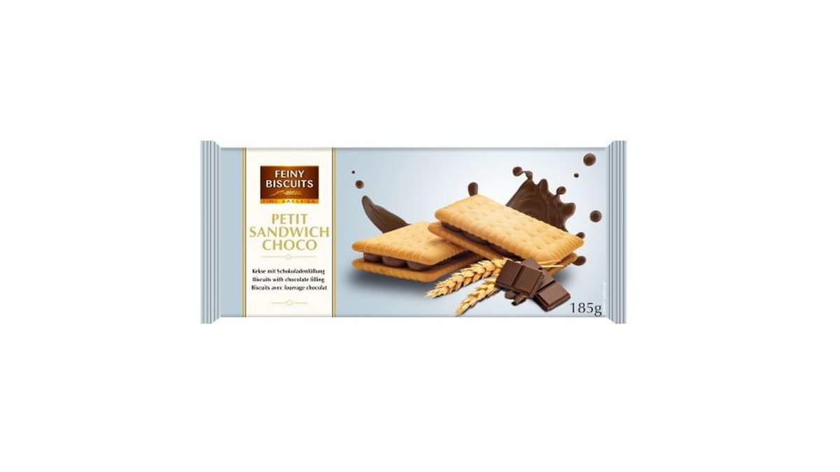 Feiny ბისკვიტები Sandwich with chocolate cream (185 g)