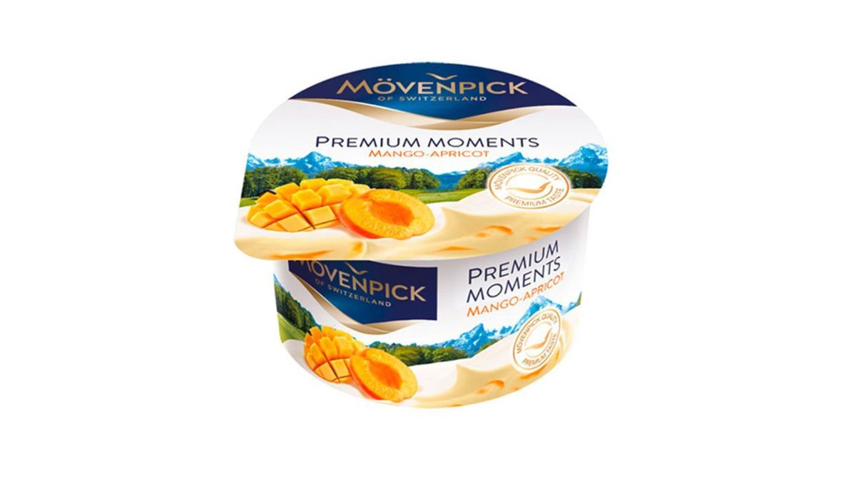 MOVENPICK იოგურტი mango and apricot (100 gr)