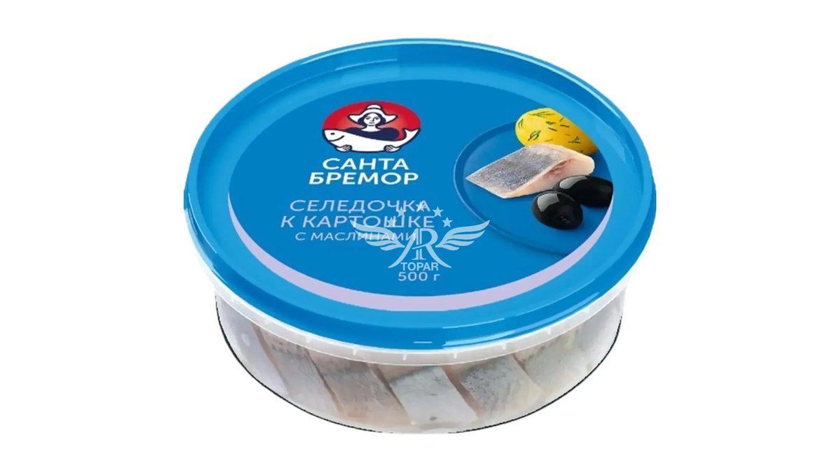 SANTA BREMOR fish Herring in potatoes (500 g)