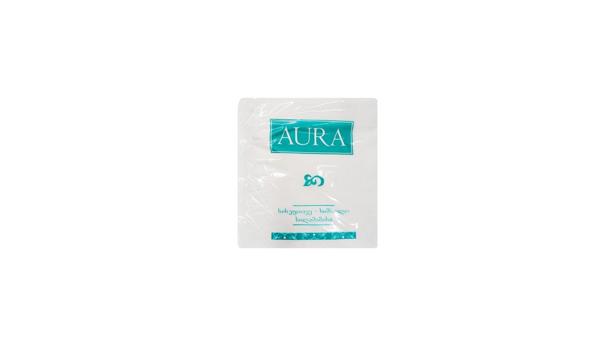 AURA Napkin red 30x30 (20 pcs)