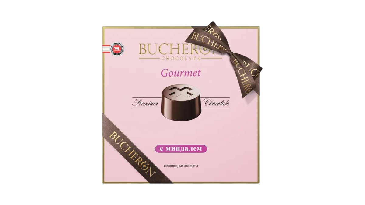 BUCHERON GOURMET კონდიტერული ნაწარმი almond flavor (180 გ)