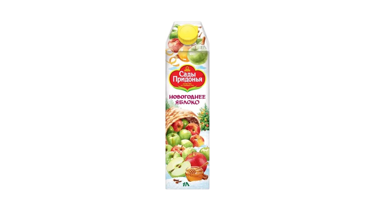 სადი პრიდონია წვენი apple - cinnamon, clove and honey (1 l)