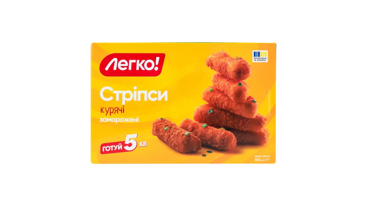 Lehko Замороженная курица Chicken strips (0.3 kg)