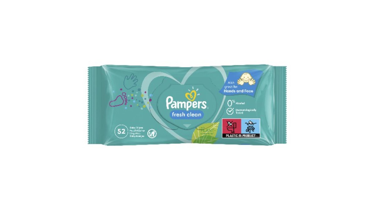 Pampers Children Wet Wipes (52 pcs)