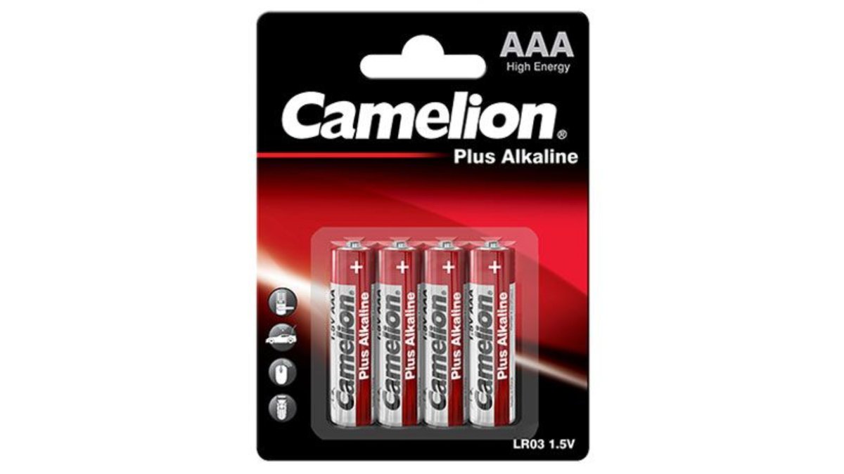 Camelion Alkaline Batteries AAA (4 pcs)
