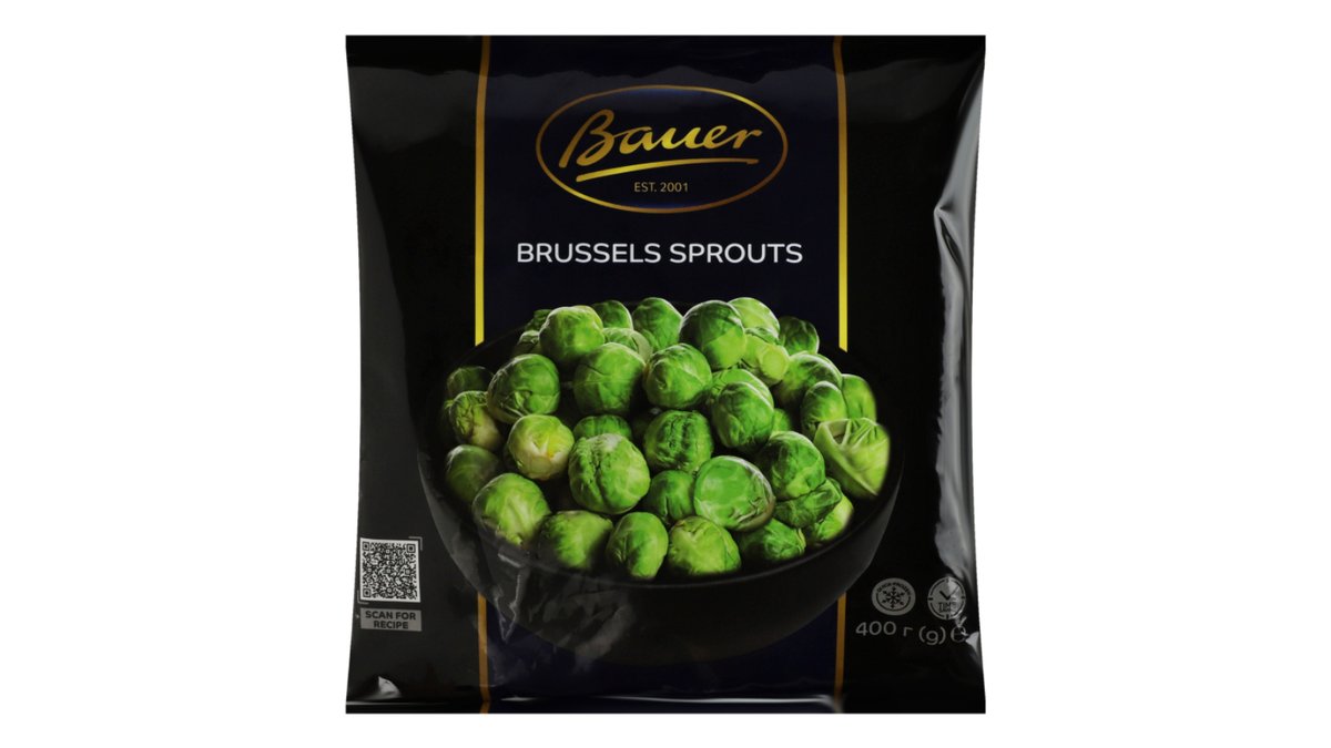 BAUER Замороженные овощи Brussels sprouts (400 g)
