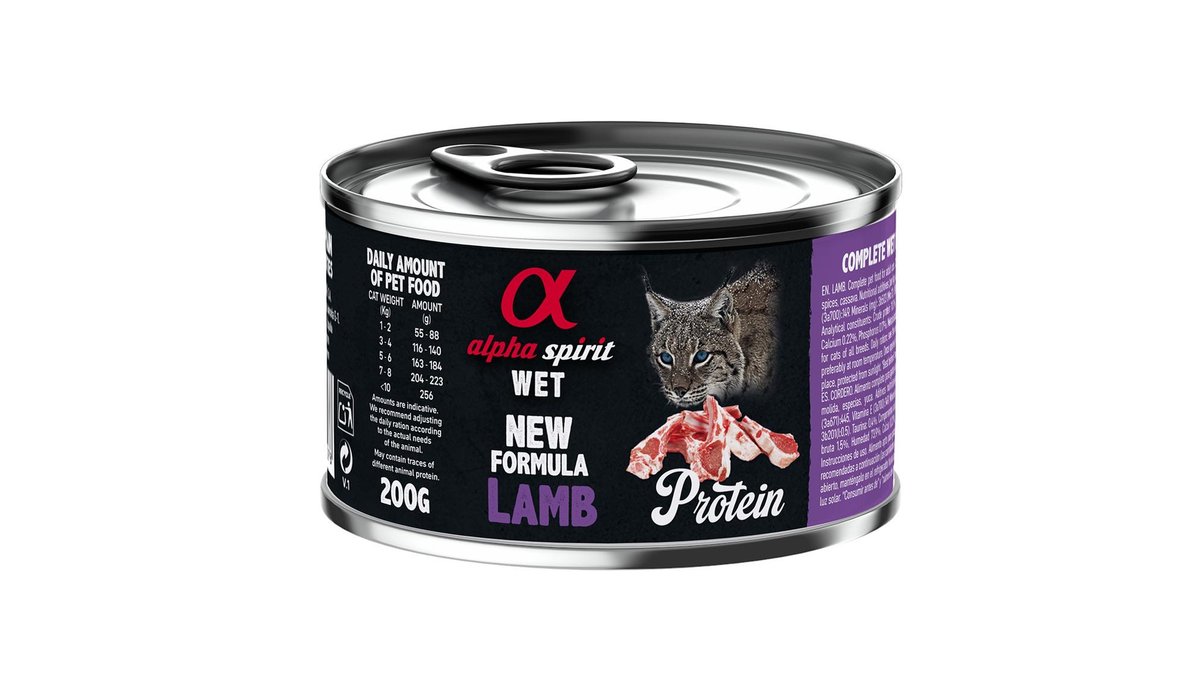 Alpha Spirit Корм для животных Lamb (200 g)