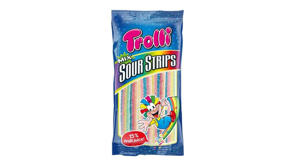 Trolli конфета Sour Strips Mix (85 g)
