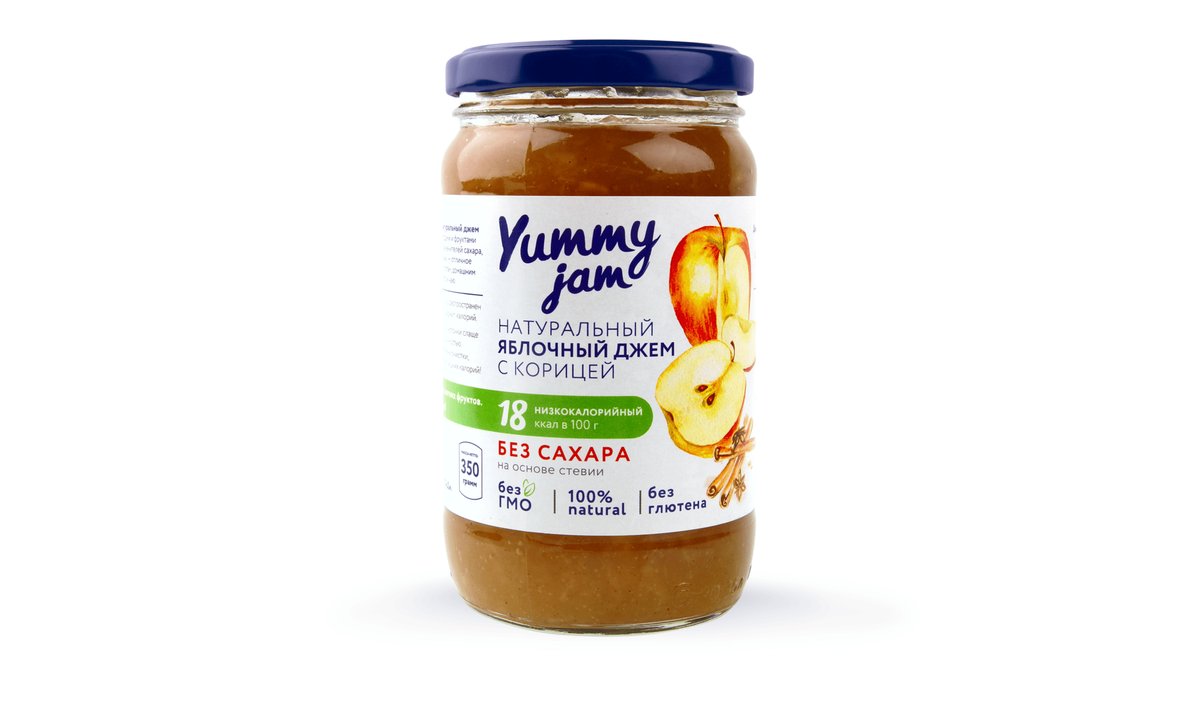 Yummy Jam Jam apple cinnamon (350 g)