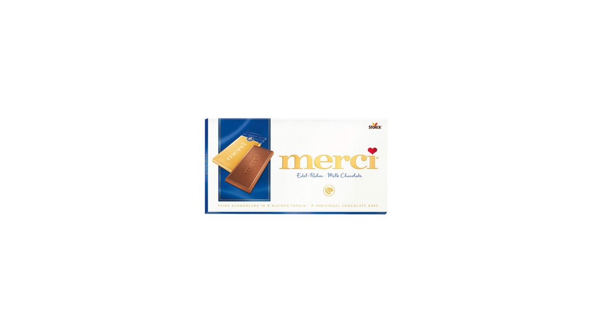 MERCI Шоколад milk chocolate (100 g)
