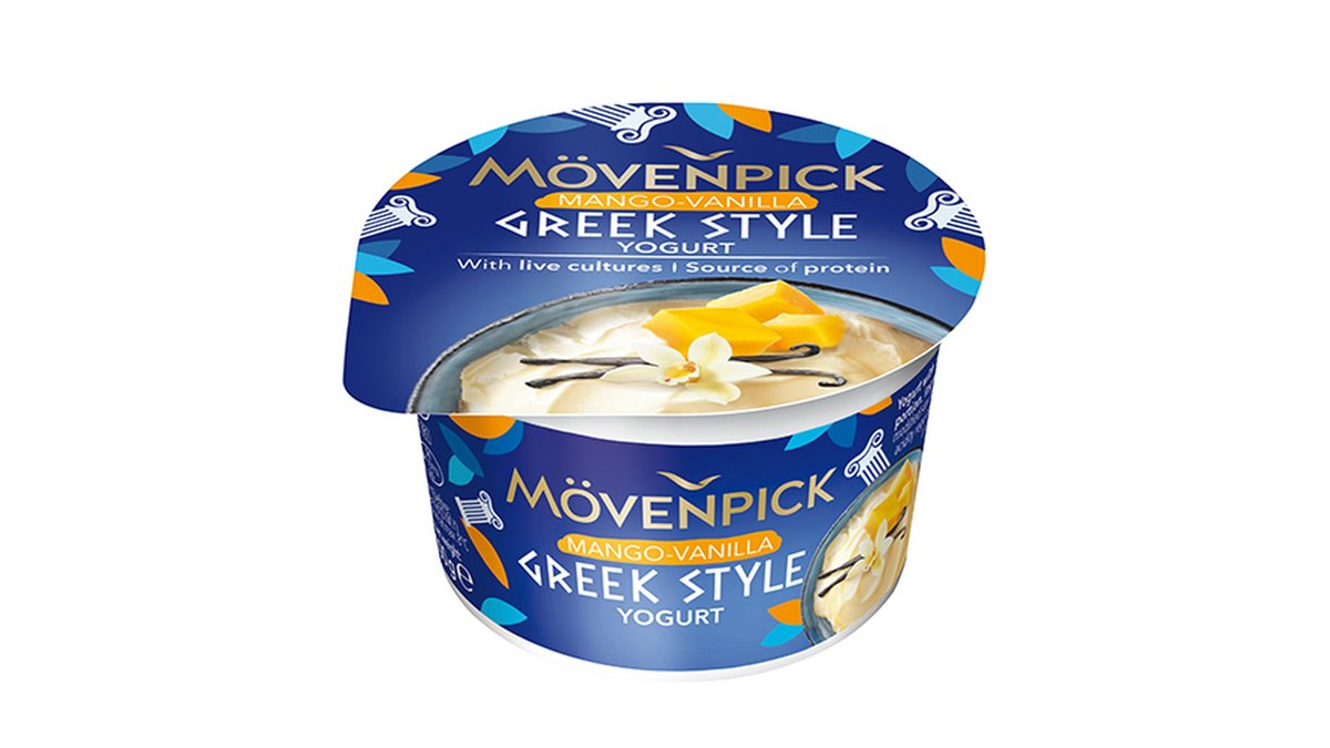 Movenpik йогурт Greek With mango and vanilla (100 g)