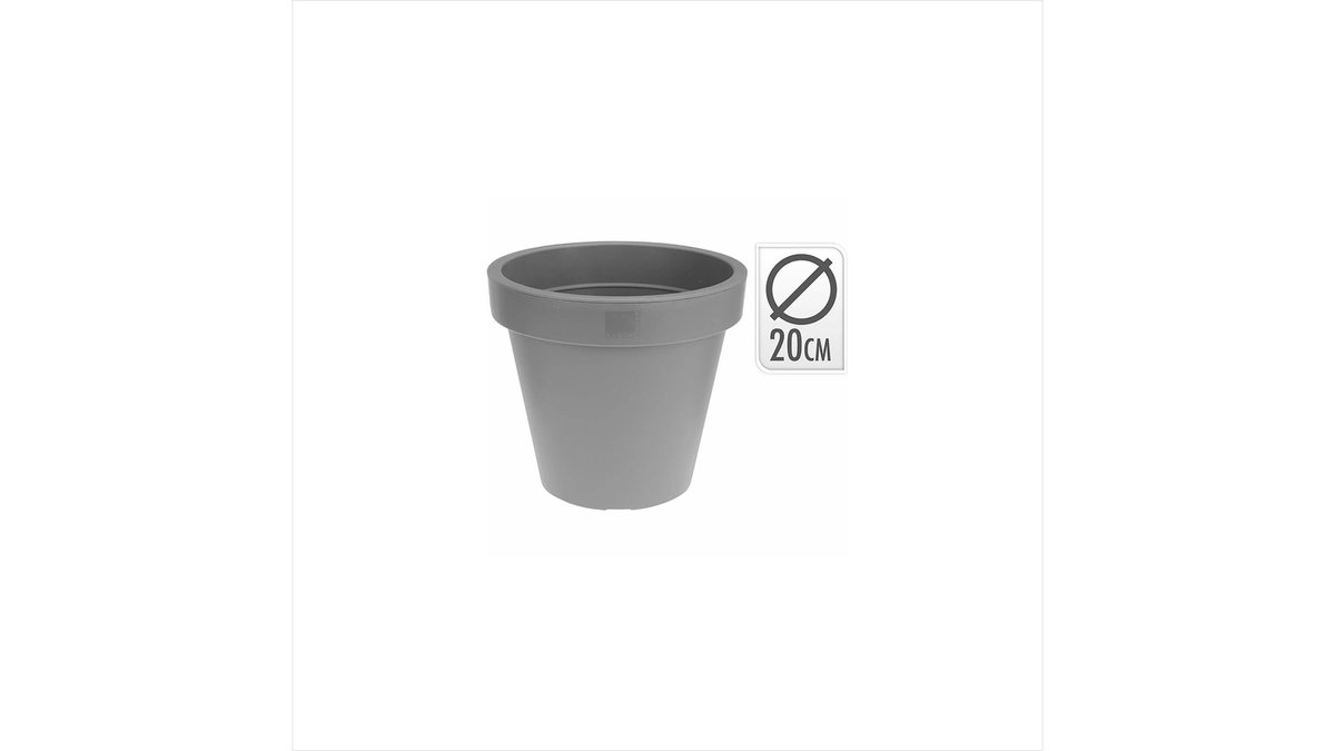 Koopmann Цветочный горшок ნაცრისფერი (20 cm)