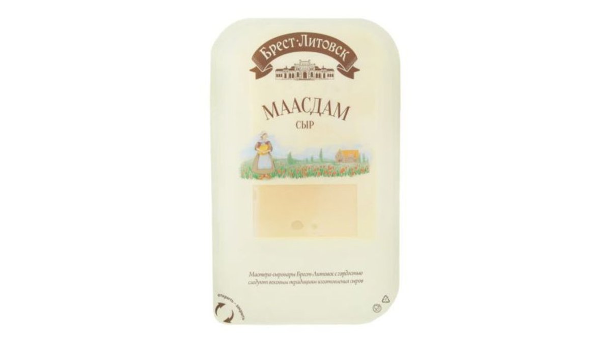 Savushkin Product ყველი Полутвердый "Брест-Литовск", "Масдам" 45% (130 გრ)
