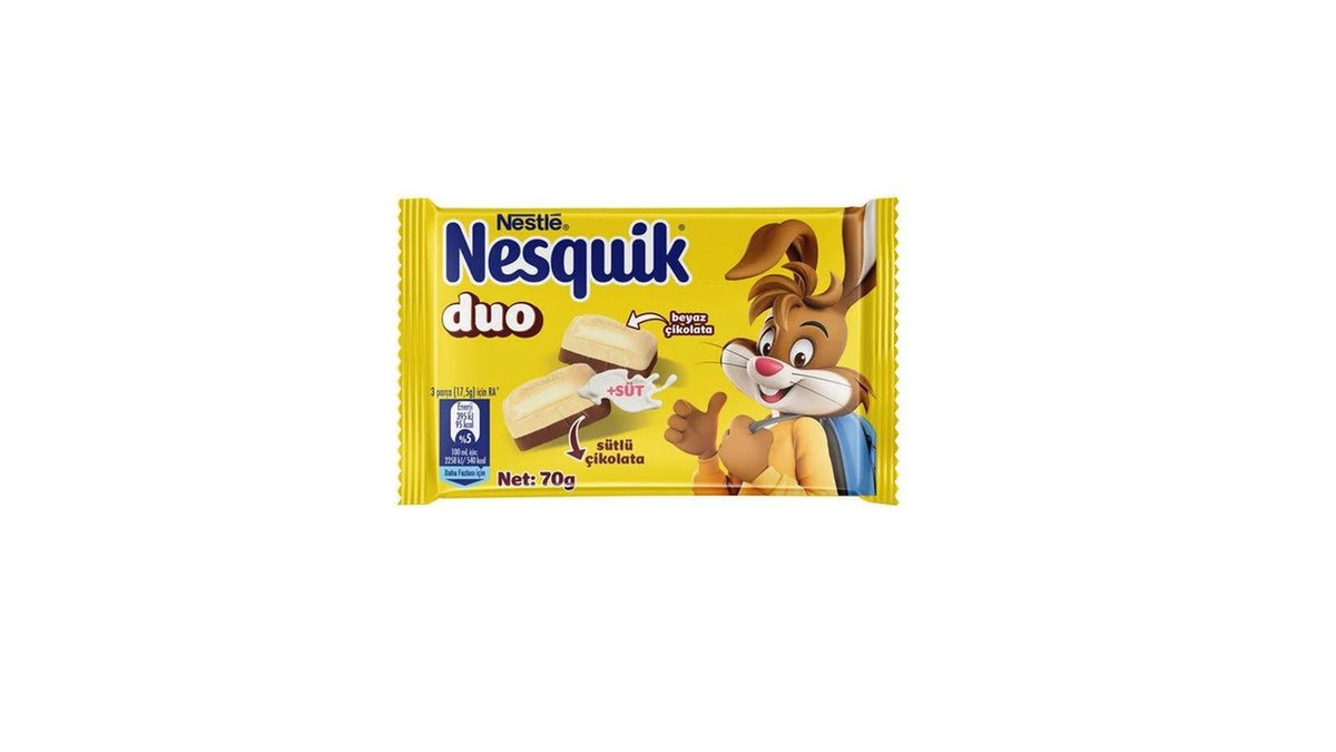 Nesquik конфета Milk Chocolate Duo (70 g)