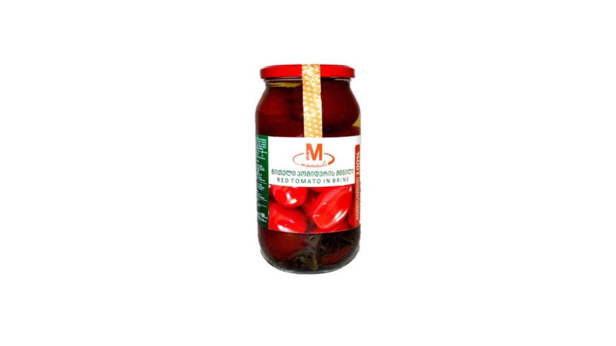 M- Маринованные Вишневые Помидоры წითელი (1000 g)
