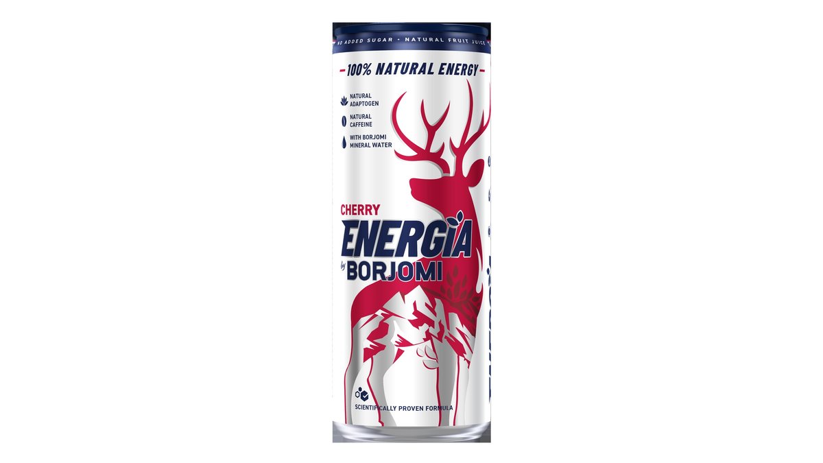 Borjomi Energy Drink Cherry (240 ml)