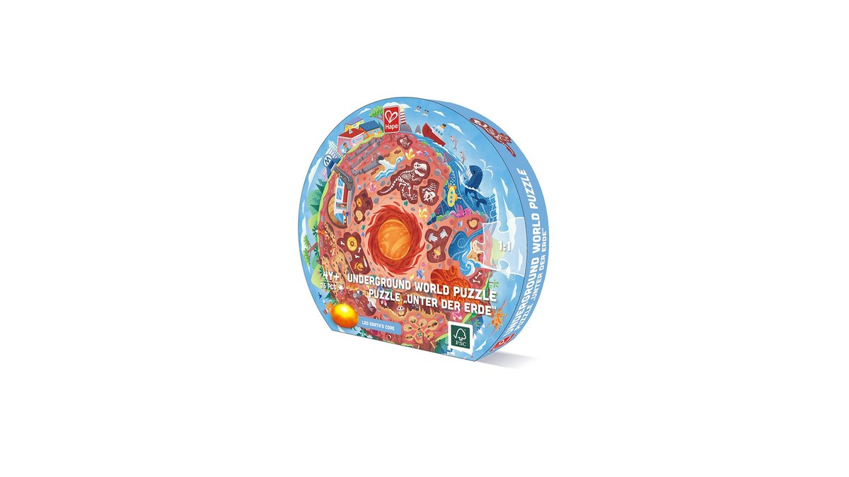 Hape Underwater Puzzle მიწისქვეშა სამყაროს