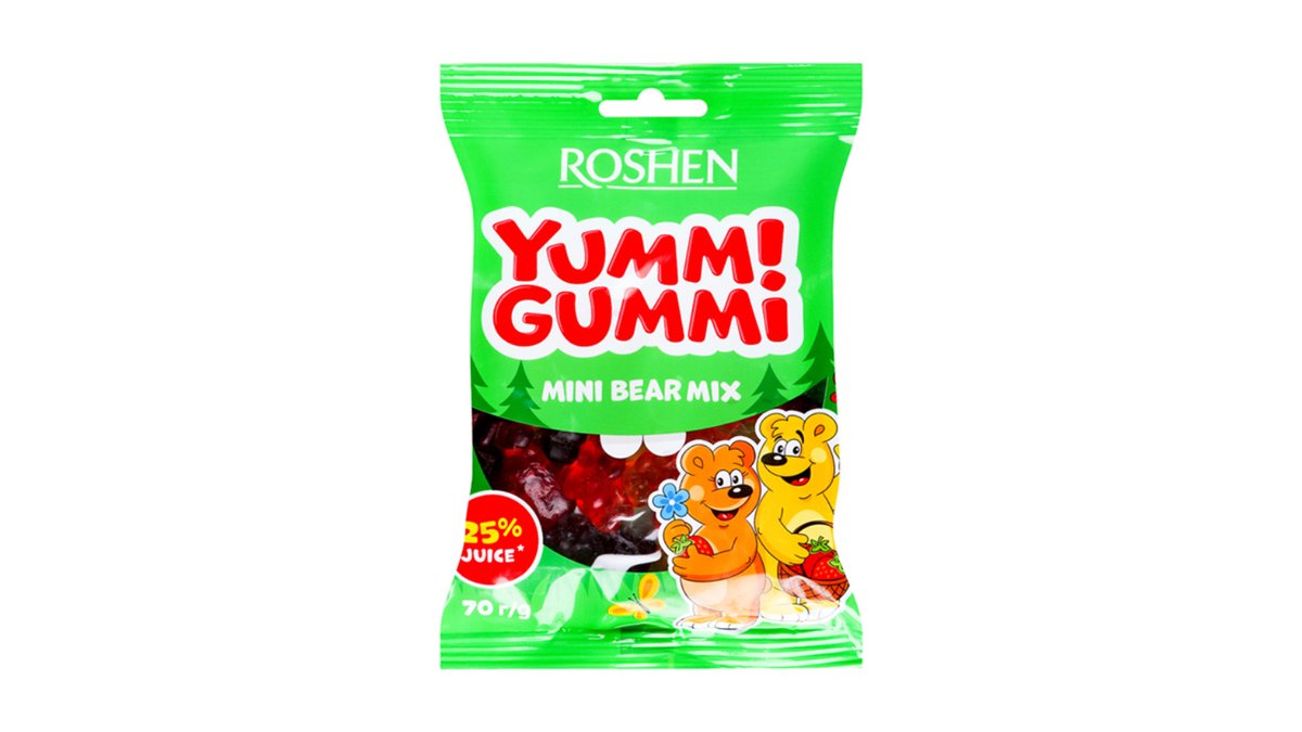 Jellybon конфета Mini Bear Mix (70 gr)