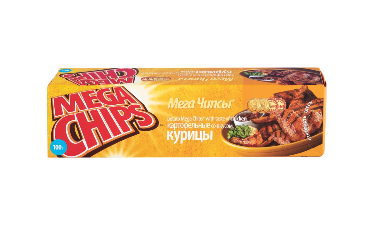 MEGACHIPS чипсы with chicken (100 g)