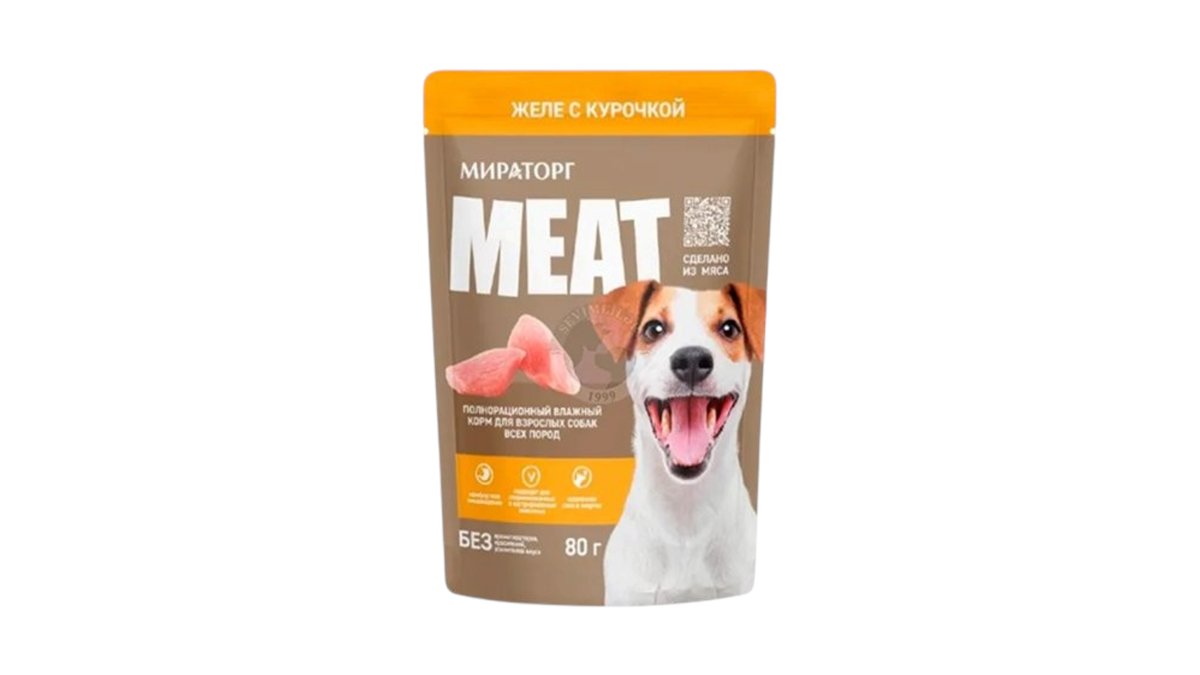მირატორგ Pet Food with chicken sauce (80 g)