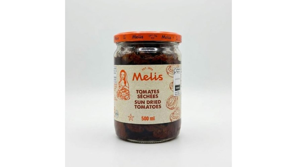 Melis ბოსტნეული მზეზე გამომშრალი პომიდორი (500 ml)
