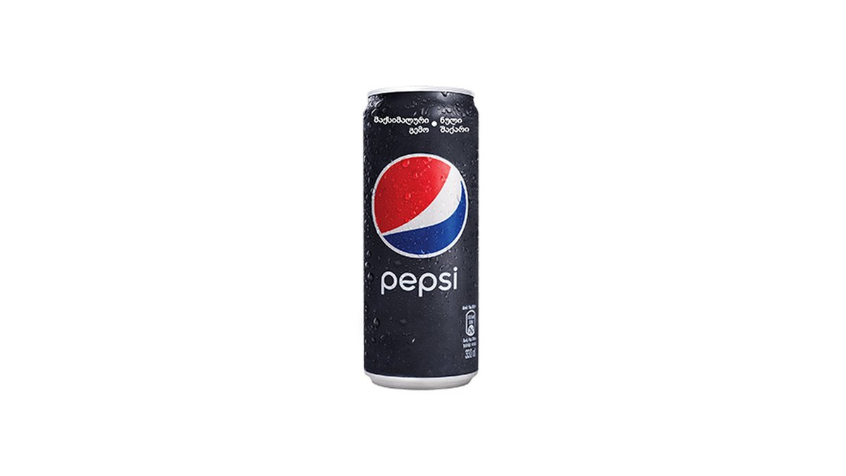 Pepsi soda Black (330 ml)