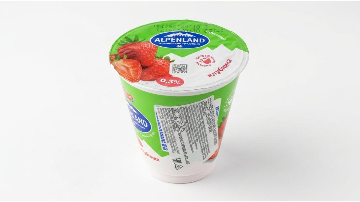 Alpenland იოგურტი Strawberry (320 g)