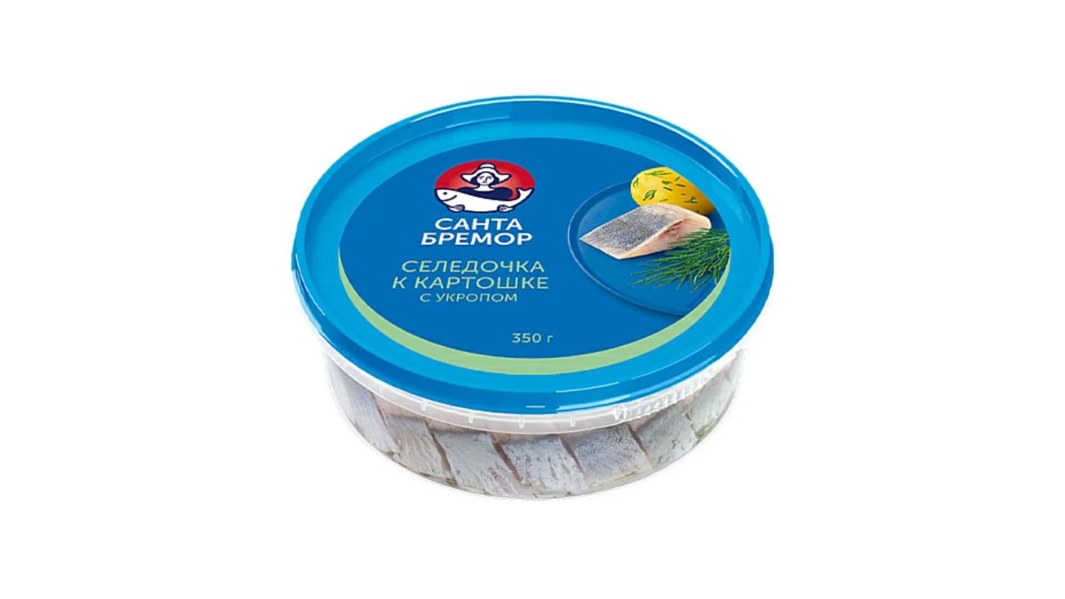 SANTA BREMOR рыба Herring with potatoes (350 g)
